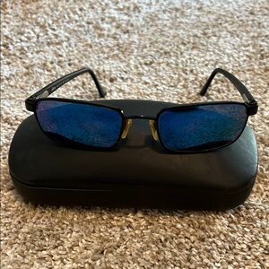 Revo Black Sunglasses with Blue polarized Lenses